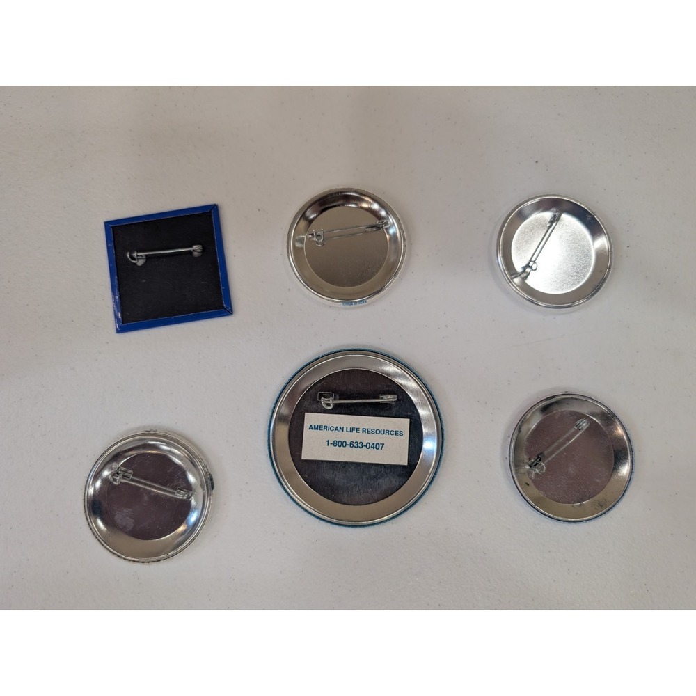 Lot of‎ 6 Positive Message Buttons – Health, Kids, Motivation, No Whining, ADA - Picture 2 of 2